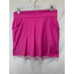 Belynkey Athletic Skort Tennis Golf Skirt Pockets Activewear Hot‎ Pink S